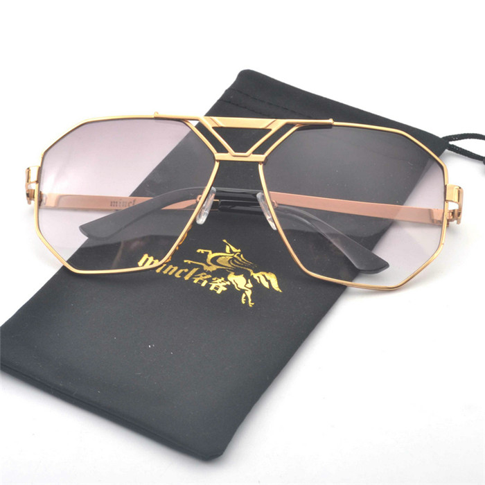 866555320-1 Hexagon Vintage Sunglass for Men - Image 1