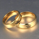 King-Queen Couple Ring (Gold color) 1