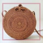 Round Shape Rattan Straw Bag 2