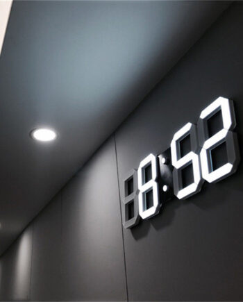 3D Digital LED Wall Clock