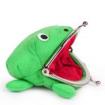 Green Frog Funny Purse