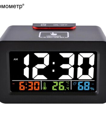 Wake Up Digital Alarm Clock with Temp meter