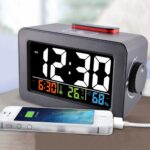 Wake Up Digital Alarm Clock with Temp meter 4