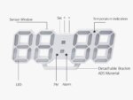 3D Digital LED Wall Clock 5